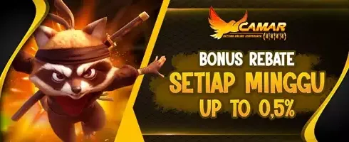 Rebate Slot Game Hingga 0.5% promotion banner